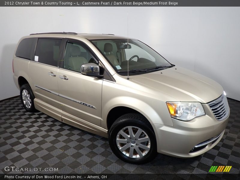 Cashmere Pearl / Dark Frost Beige/Medium Frost Beige 2012 Chrysler Town & Country Touring - L