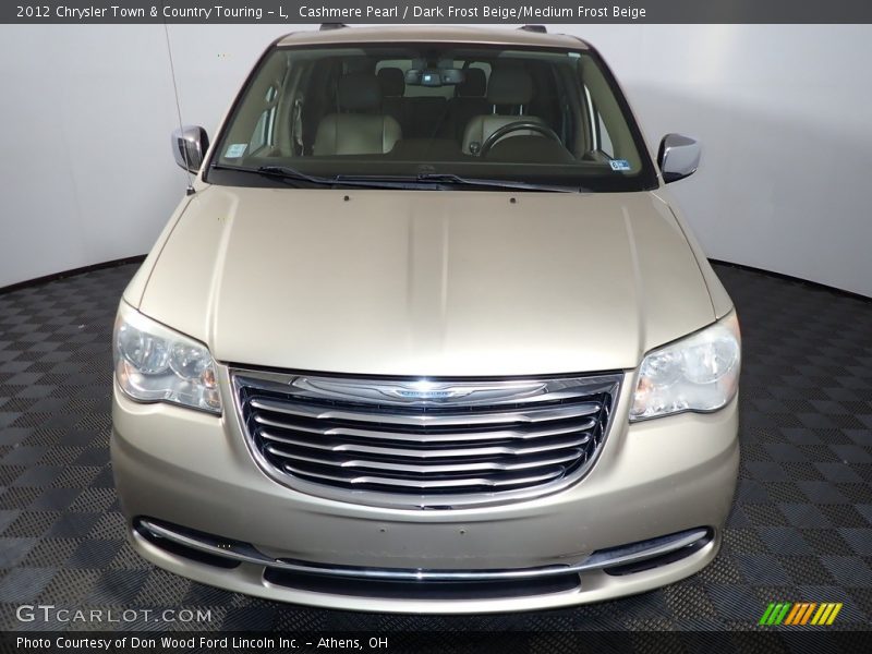 Cashmere Pearl / Dark Frost Beige/Medium Frost Beige 2012 Chrysler Town & Country Touring - L