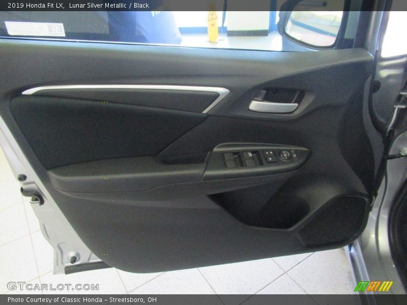 Lunar Silver Metallic / Black 2019 Honda Fit LX