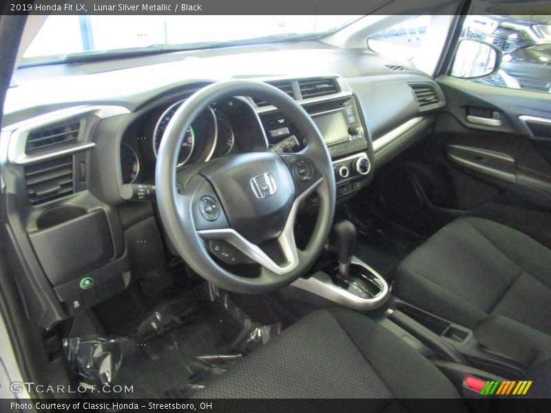 Lunar Silver Metallic / Black 2019 Honda Fit LX