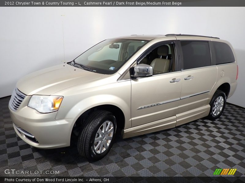 Cashmere Pearl / Dark Frost Beige/Medium Frost Beige 2012 Chrysler Town & Country Touring - L
