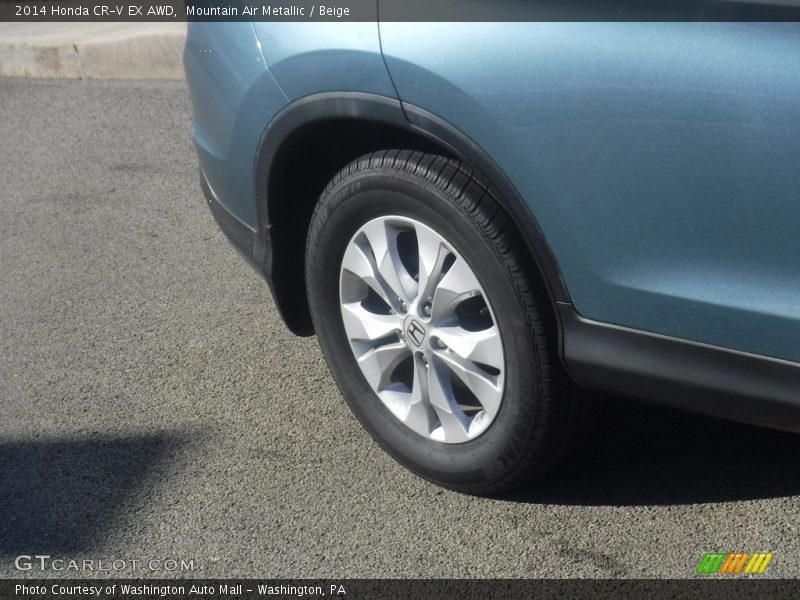 Mountain Air Metallic / Beige 2014 Honda CR-V EX AWD