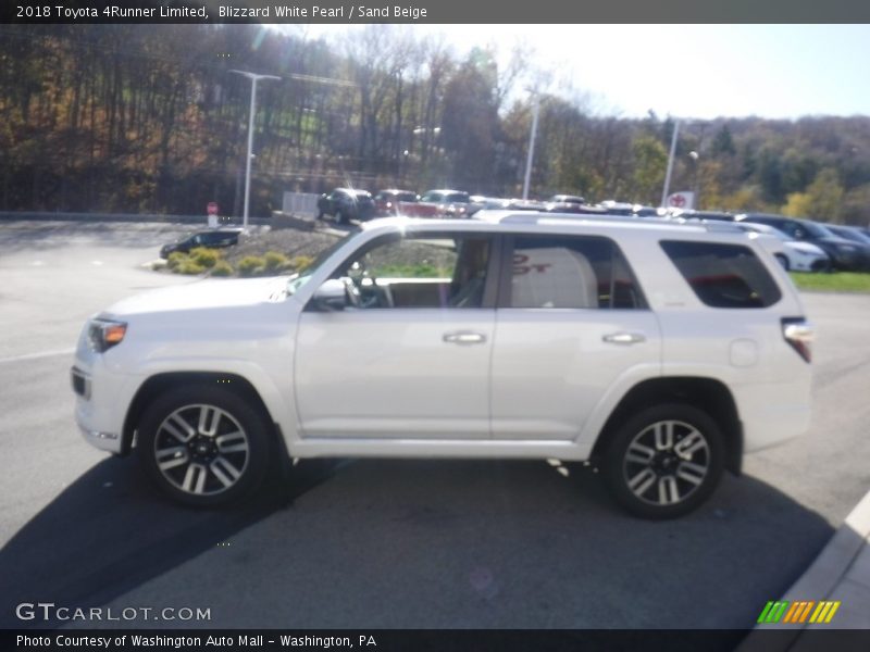 Blizzard White Pearl / Sand Beige 2018 Toyota 4Runner Limited