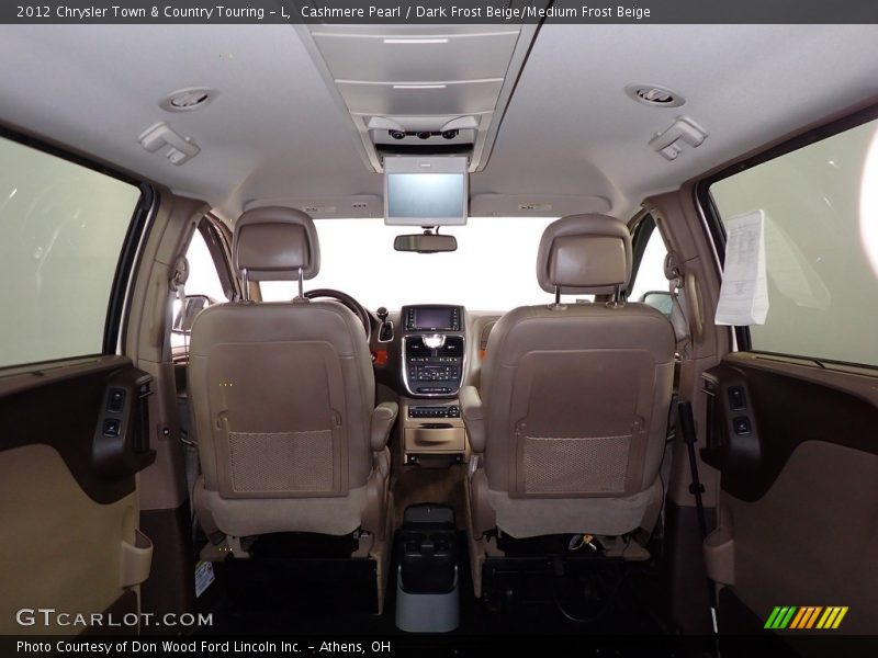 Cashmere Pearl / Dark Frost Beige/Medium Frost Beige 2012 Chrysler Town & Country Touring - L
