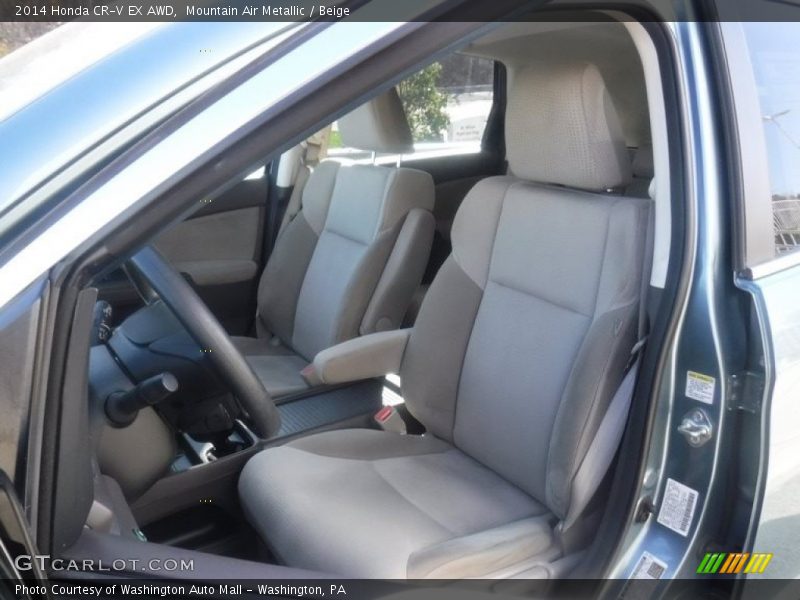 Mountain Air Metallic / Beige 2014 Honda CR-V EX AWD
