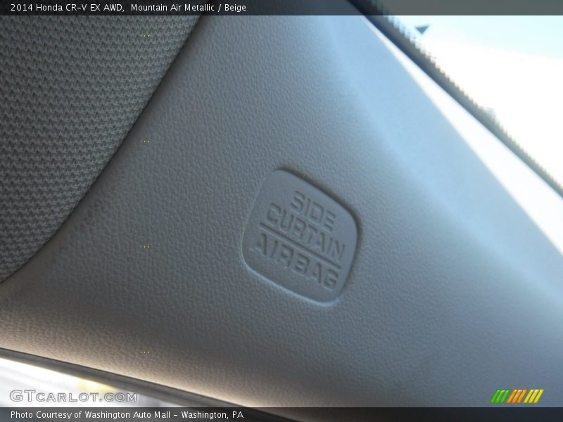 Mountain Air Metallic / Beige 2014 Honda CR-V EX AWD