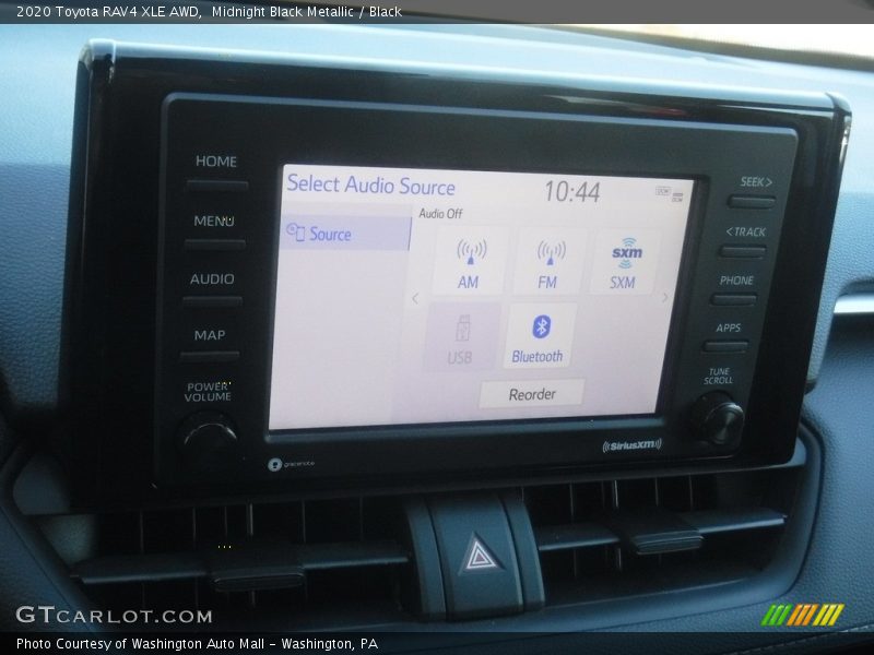 Midnight Black Metallic / Black 2020 Toyota RAV4 XLE AWD