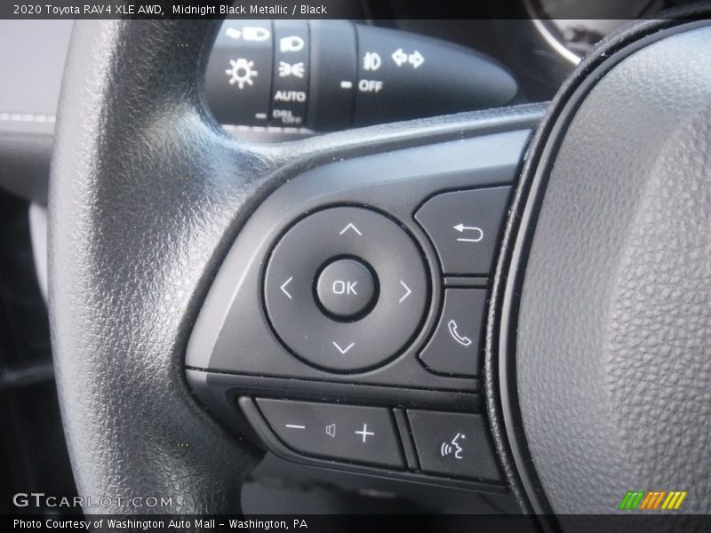 Midnight Black Metallic / Black 2020 Toyota RAV4 XLE AWD