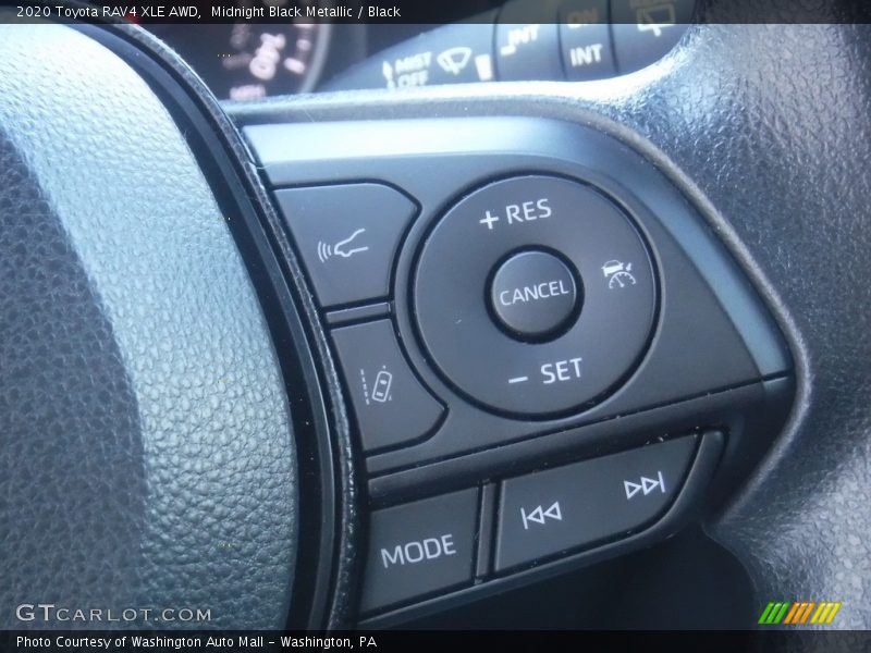 Midnight Black Metallic / Black 2020 Toyota RAV4 XLE AWD