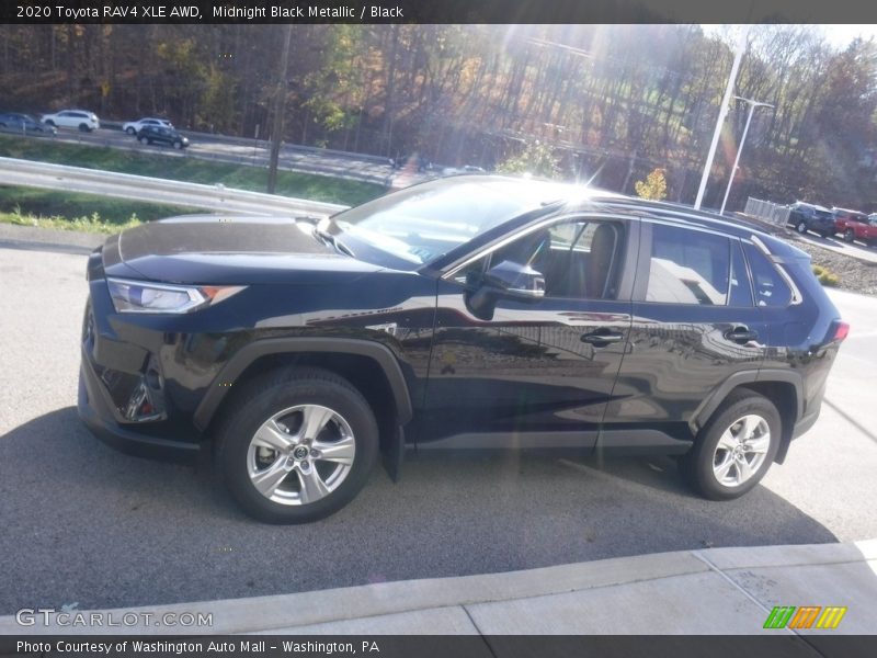 Midnight Black Metallic / Black 2020 Toyota RAV4 XLE AWD