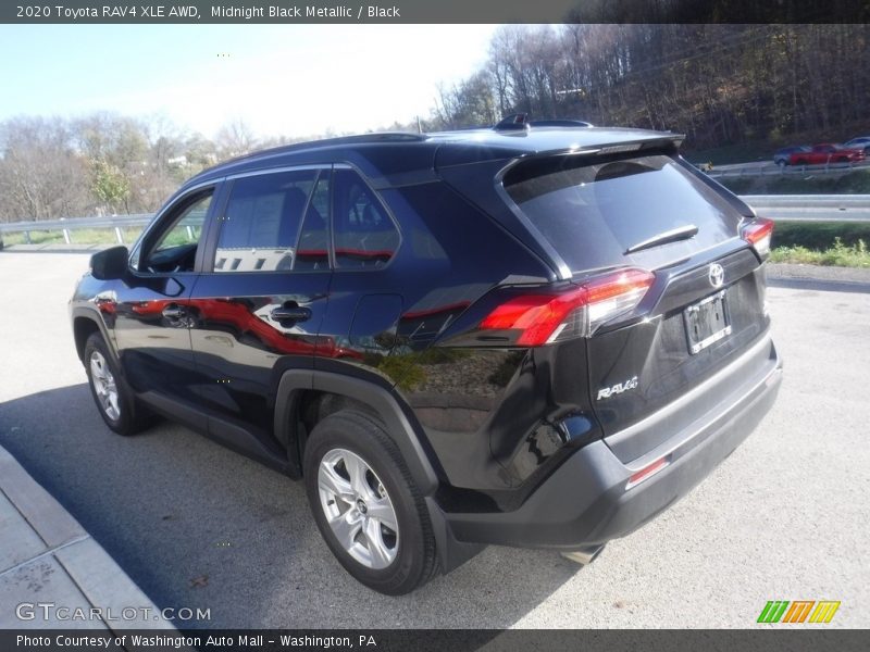 Midnight Black Metallic / Black 2020 Toyota RAV4 XLE AWD