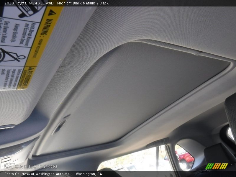 Midnight Black Metallic / Black 2020 Toyota RAV4 XLE AWD