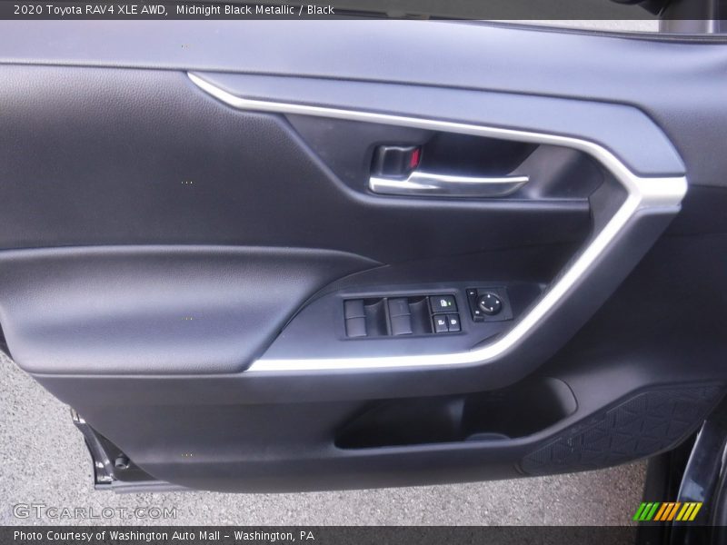 Midnight Black Metallic / Black 2020 Toyota RAV4 XLE AWD
