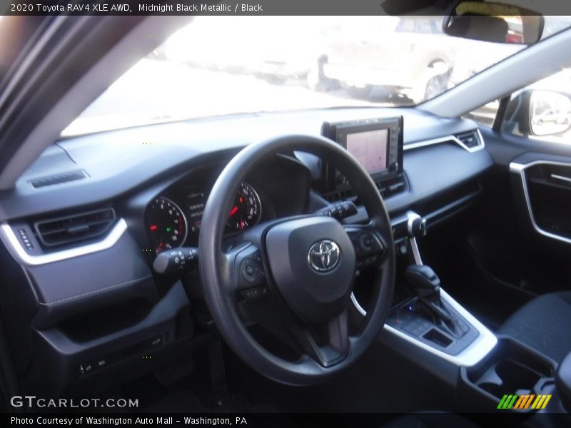 Midnight Black Metallic / Black 2020 Toyota RAV4 XLE AWD
