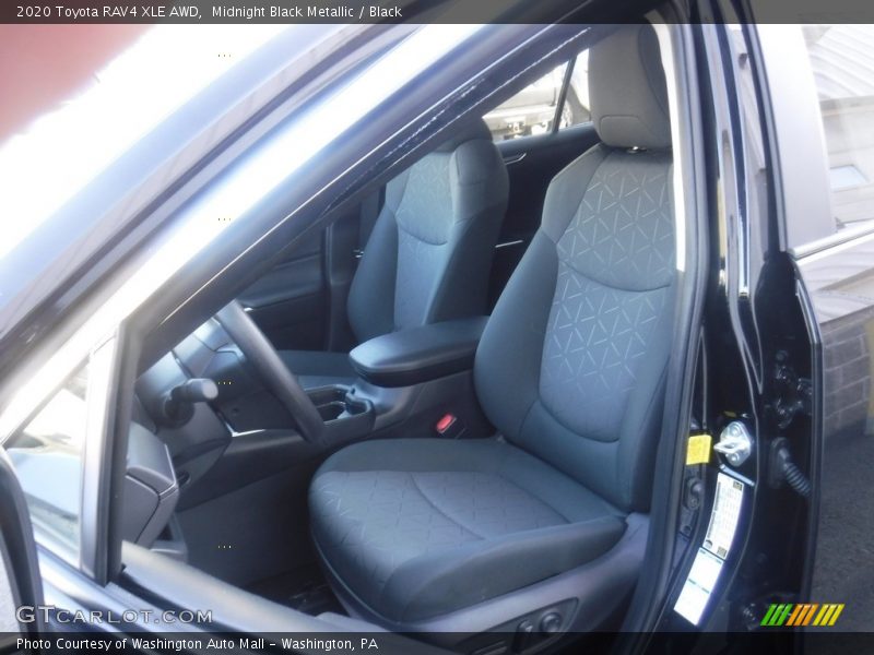 Midnight Black Metallic / Black 2020 Toyota RAV4 XLE AWD