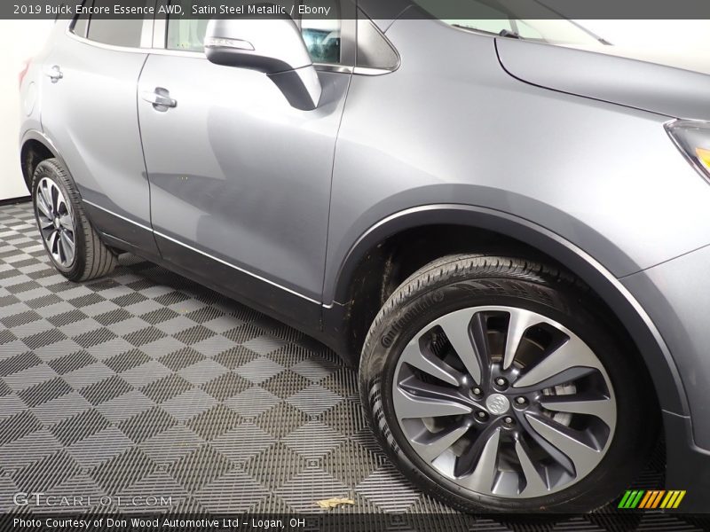 Satin Steel Metallic / Ebony 2019 Buick Encore Essence AWD