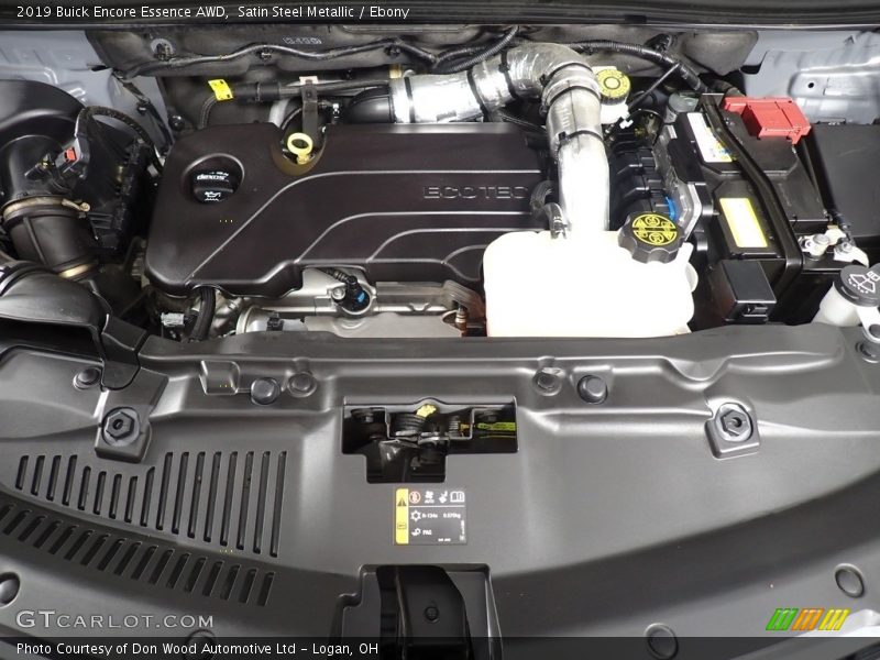 Satin Steel Metallic / Ebony 2019 Buick Encore Essence AWD