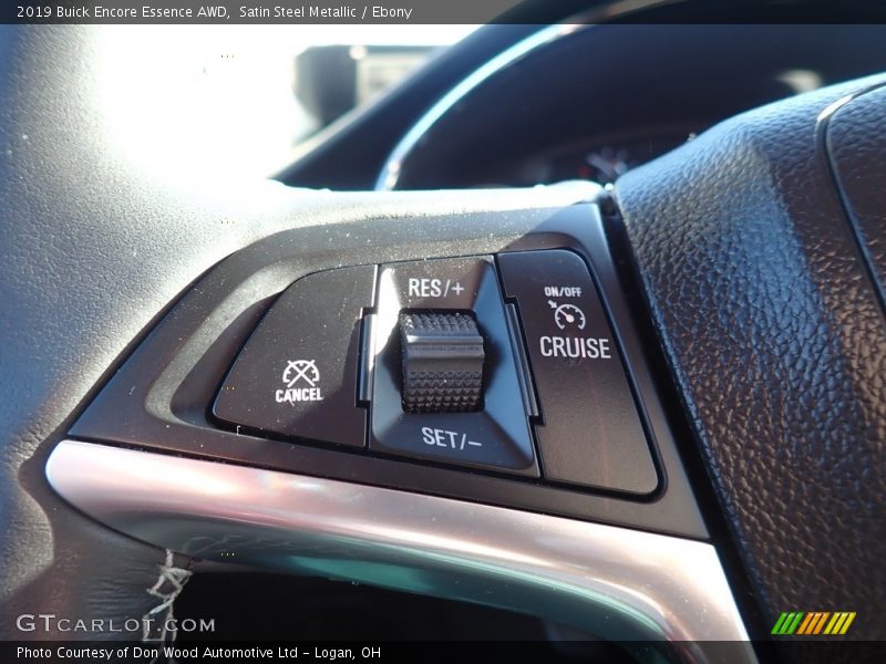 Satin Steel Metallic / Ebony 2019 Buick Encore Essence AWD
