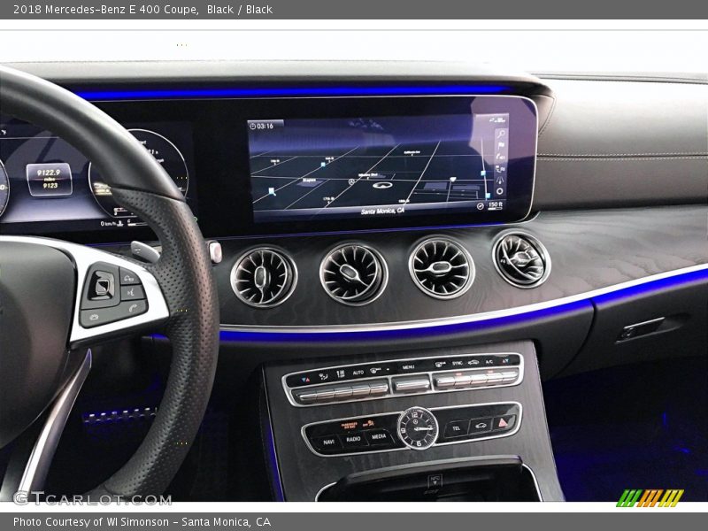 Black / Black 2018 Mercedes-Benz E 400 Coupe