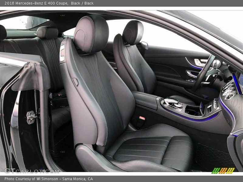 Black / Black 2018 Mercedes-Benz E 400 Coupe