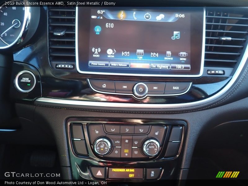 Satin Steel Metallic / Ebony 2019 Buick Encore Essence AWD