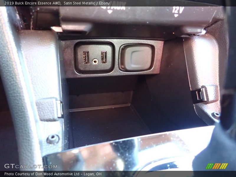Satin Steel Metallic / Ebony 2019 Buick Encore Essence AWD