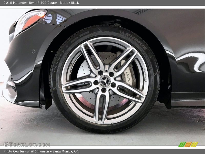 Black / Black 2018 Mercedes-Benz E 400 Coupe