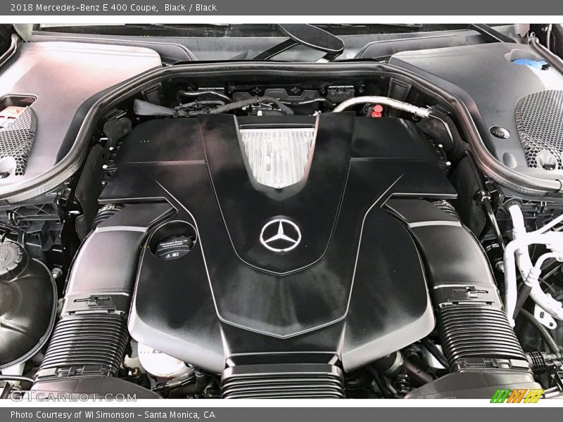 Black / Black 2018 Mercedes-Benz E 400 Coupe