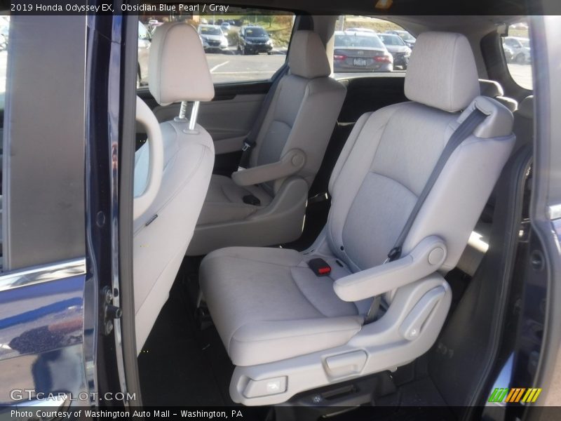 Obsidian Blue Pearl / Gray 2019 Honda Odyssey EX