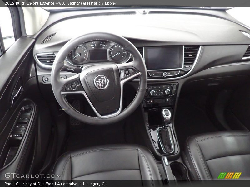Satin Steel Metallic / Ebony 2019 Buick Encore Essence AWD