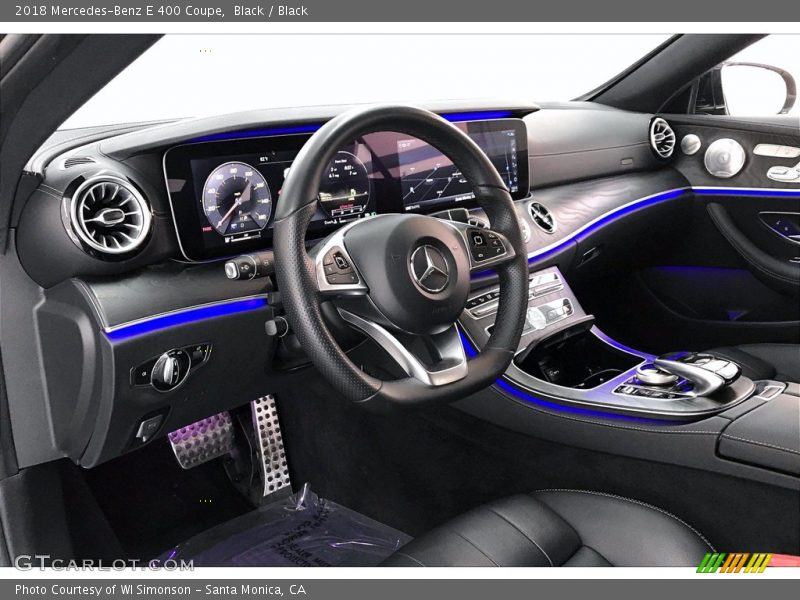 Black / Black 2018 Mercedes-Benz E 400 Coupe