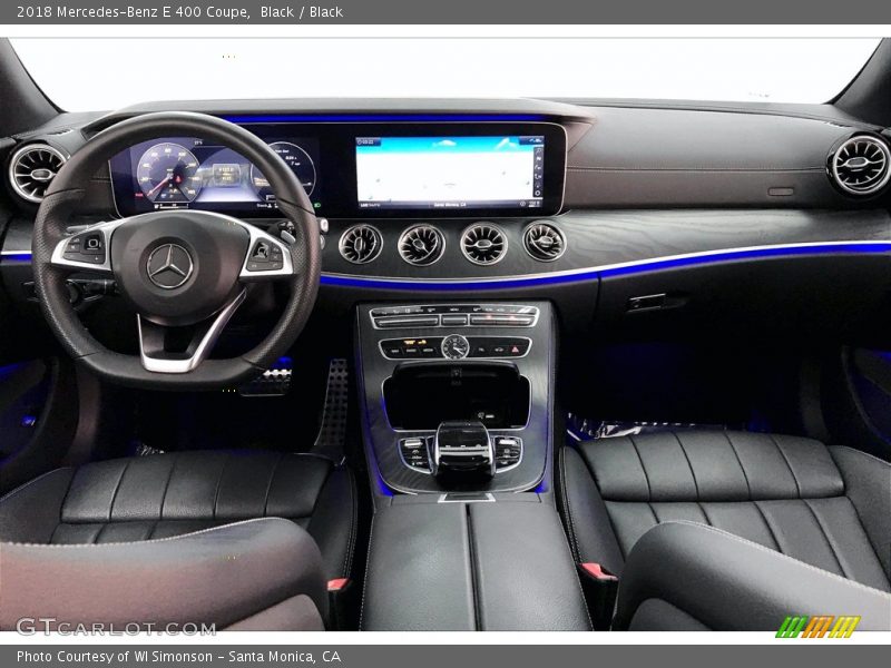 Black / Black 2018 Mercedes-Benz E 400 Coupe