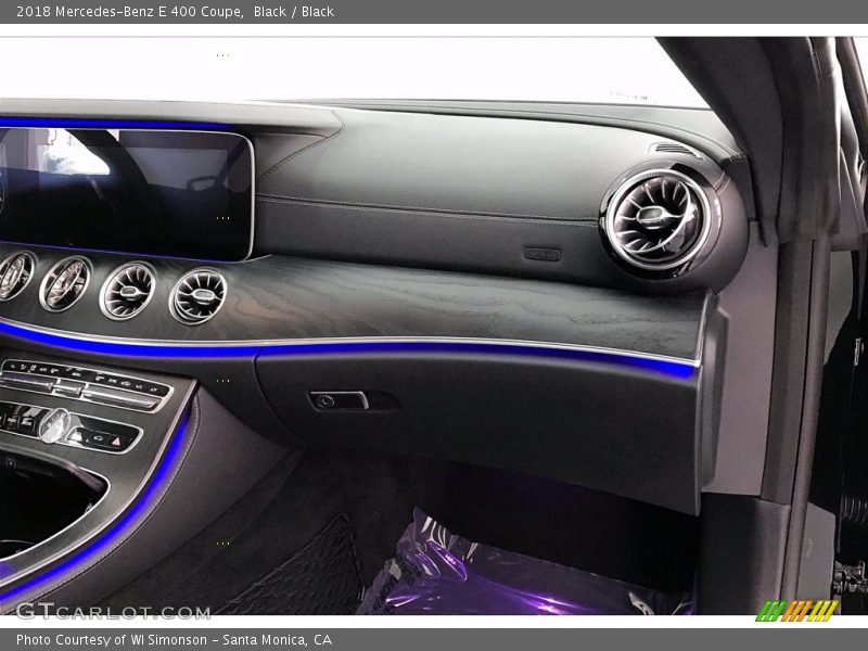 Black / Black 2018 Mercedes-Benz E 400 Coupe