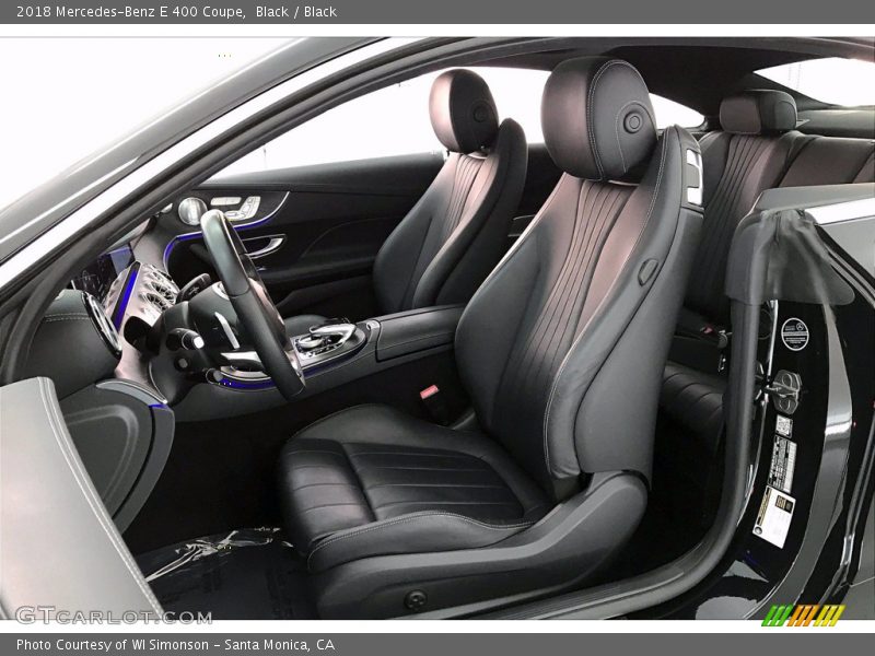 Black / Black 2018 Mercedes-Benz E 400 Coupe