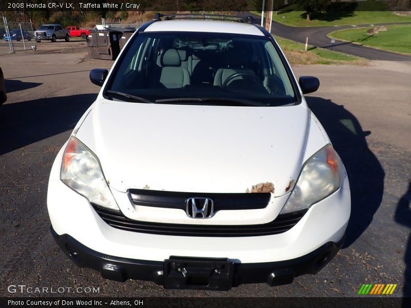 Taffeta White / Gray 2008 Honda CR-V LX