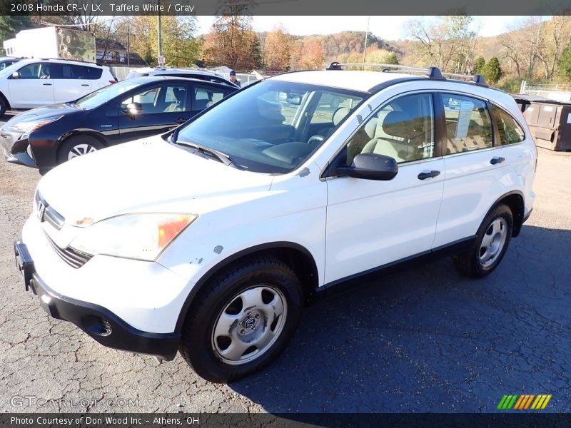 Taffeta White / Gray 2008 Honda CR-V LX