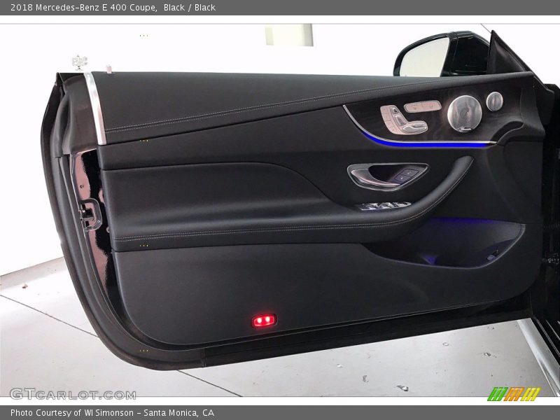 Black / Black 2018 Mercedes-Benz E 400 Coupe