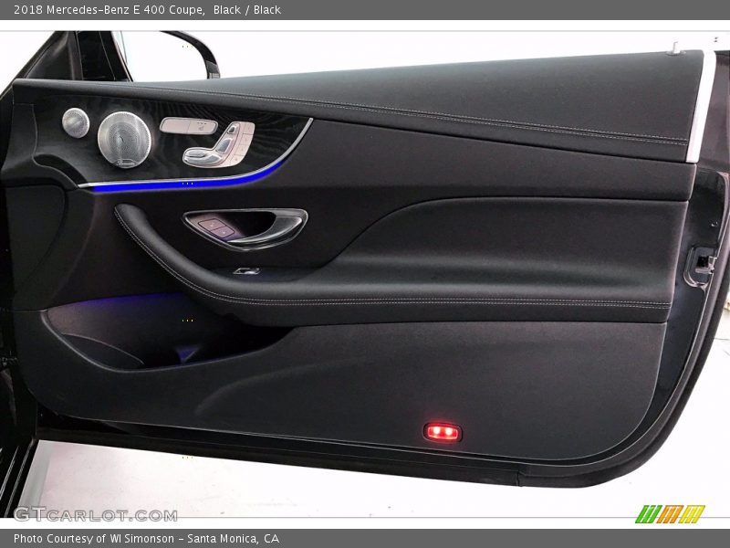 Black / Black 2018 Mercedes-Benz E 400 Coupe
