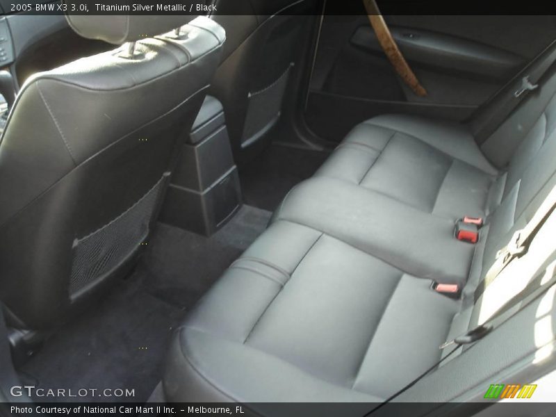 Titanium Silver Metallic / Black 2005 BMW X3 3.0i