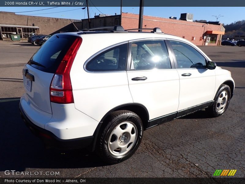 Taffeta White / Gray 2008 Honda CR-V LX