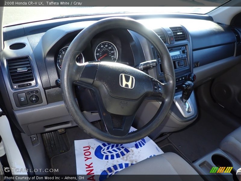 Taffeta White / Gray 2008 Honda CR-V LX