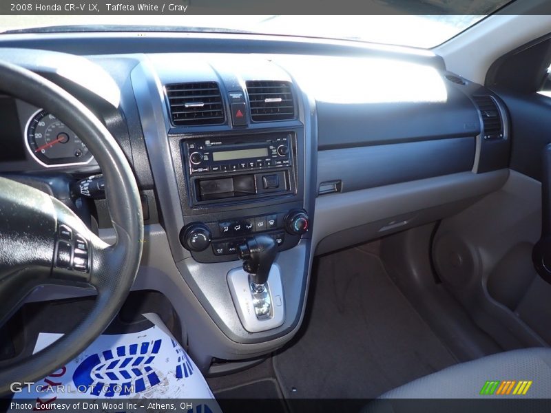 Taffeta White / Gray 2008 Honda CR-V LX