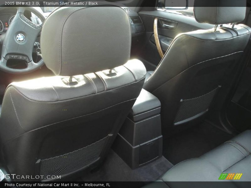 Titanium Silver Metallic / Black 2005 BMW X3 3.0i