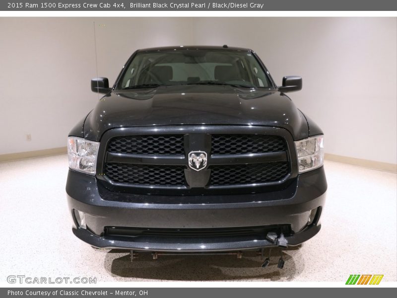 Brilliant Black Crystal Pearl / Black/Diesel Gray 2015 Ram 1500 Express Crew Cab 4x4