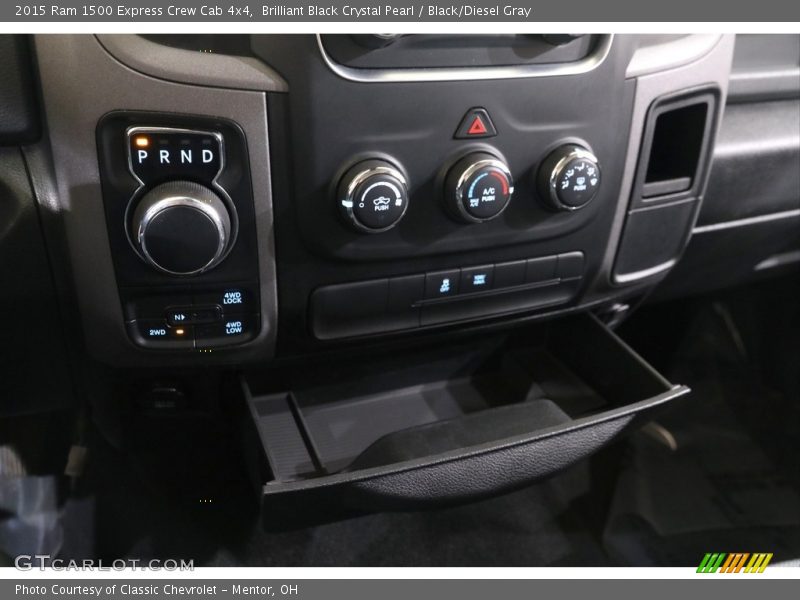 Brilliant Black Crystal Pearl / Black/Diesel Gray 2015 Ram 1500 Express Crew Cab 4x4