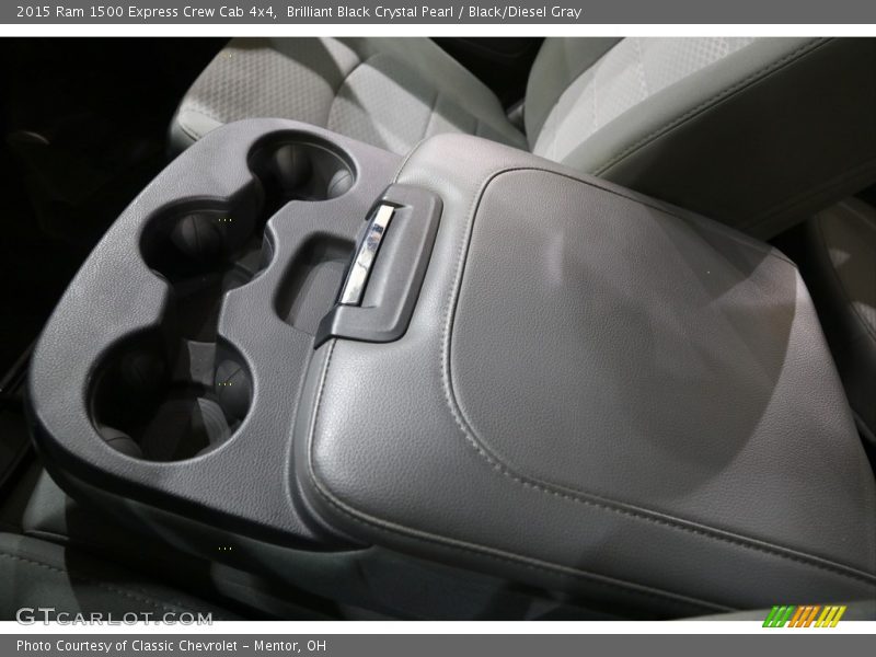 Brilliant Black Crystal Pearl / Black/Diesel Gray 2015 Ram 1500 Express Crew Cab 4x4