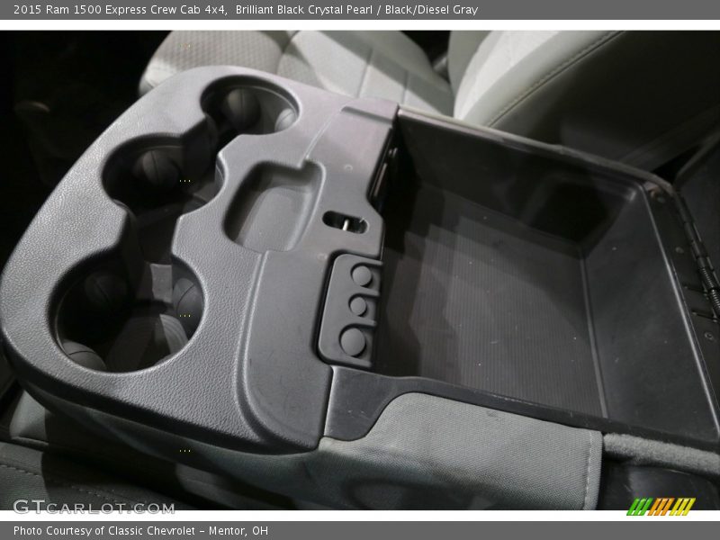 Brilliant Black Crystal Pearl / Black/Diesel Gray 2015 Ram 1500 Express Crew Cab 4x4