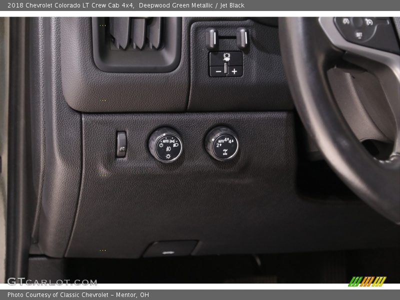 Deepwood Green Metallic / Jet Black 2018 Chevrolet Colorado LT Crew Cab 4x4