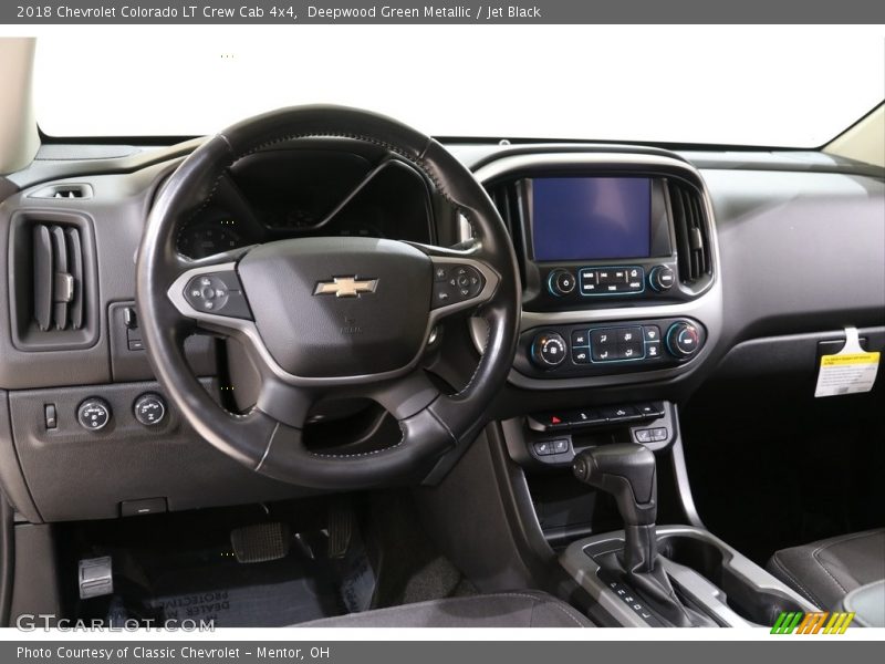 Deepwood Green Metallic / Jet Black 2018 Chevrolet Colorado LT Crew Cab 4x4