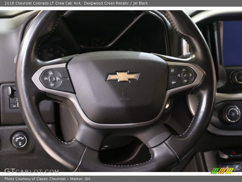 Deepwood Green Metallic / Jet Black 2018 Chevrolet Colorado LT Crew Cab 4x4
